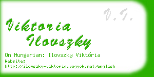 viktoria ilovszky business card
